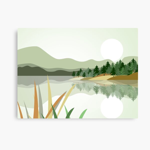 Water Reflection Canvas Print