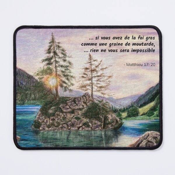 Item preview, Faith moves mountains | Matthew 17:20 Bible Verse designed and sold by NathBros.