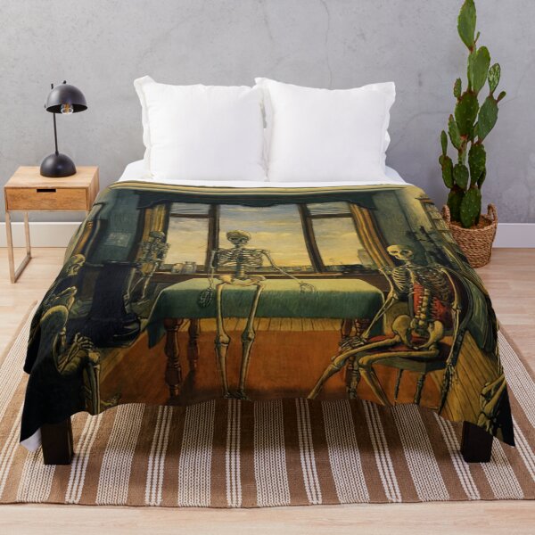 Item preview, Skeletons in an office by Paul Delvaux designed and sold by AestheticsXarts.