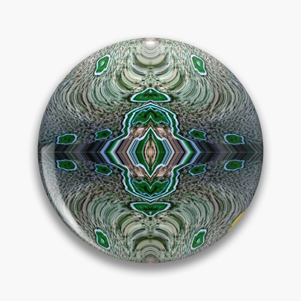 Item preview, Abstract Graphic Block | Repeating Colorful Pattern | "Green Fantasy" designed and sold by The Bubble 1307.