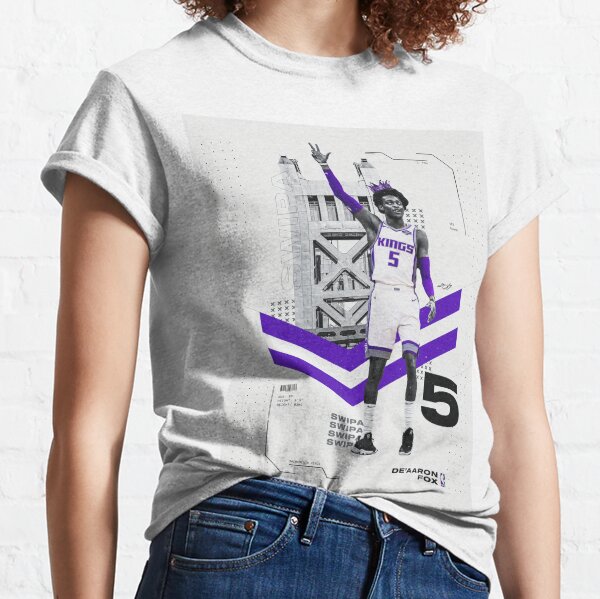 Nike Youth Sacramento Kings De'Aaron Fox #5 Black T-Shirt