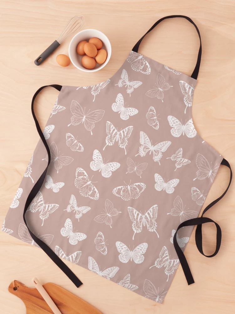 Thumbnail 1 of 6, Apron, Butterfly Pattern designed and sold by KP-Pattern.