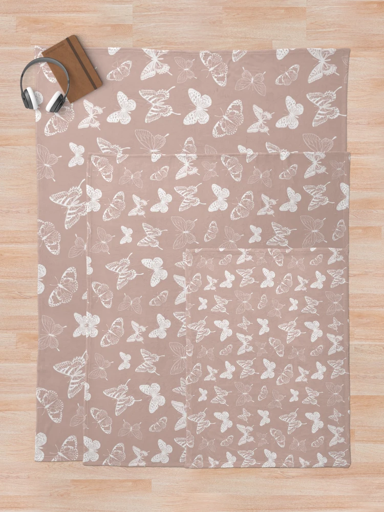 Thumbnail 5 of 6, Throw Blanket, Butterfly Pattern designed and sold by KP-Pattern.