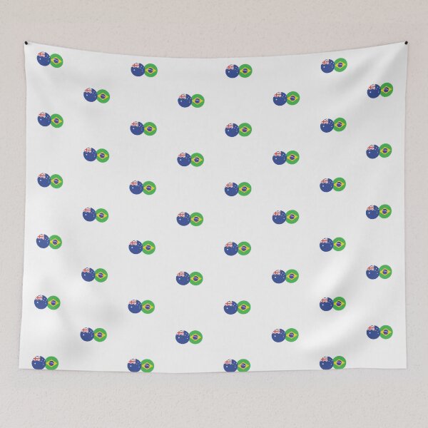 Item preview, Copy of Australian/Brazilian Flags designed and sold by DressedbyMama.