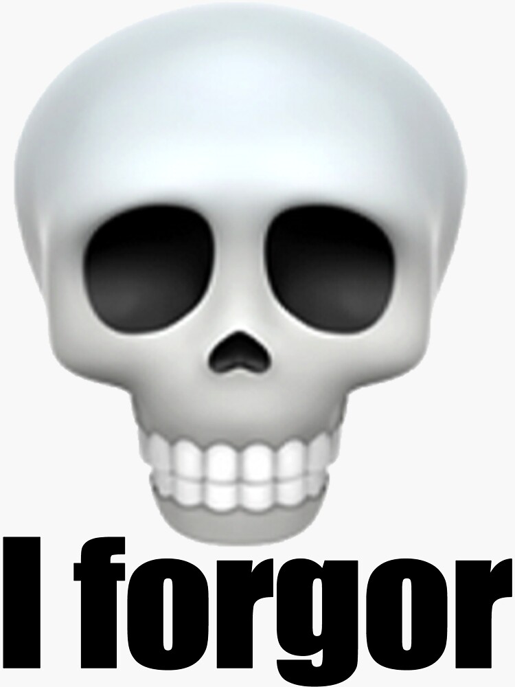 I Forgor Skull GIF - I Forgor Skull Skull Meme - Discover & Share GIFs