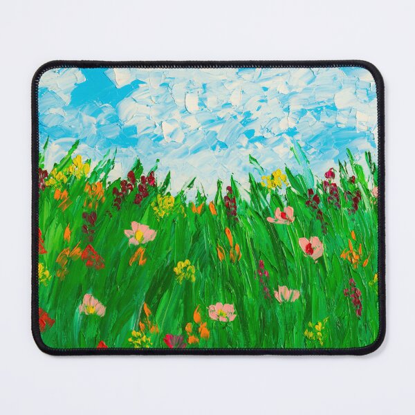 Item preview, Blooming wildflowers meadow designed and sold by ArinasFineArt.