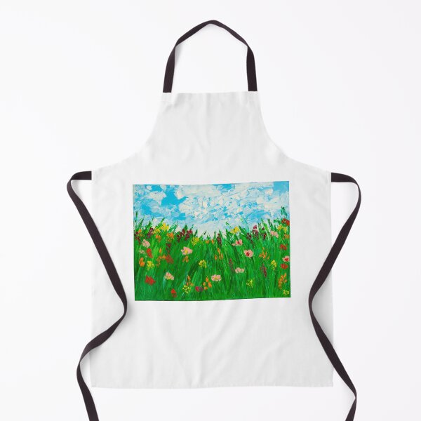 Item preview, Blooming wildflowers meadow designed and sold by ArinasFineArt.