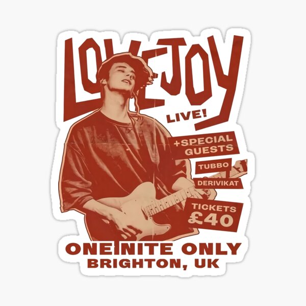 "Lovejoy Concert Tickets" Sticker by ediththanna Redbubble