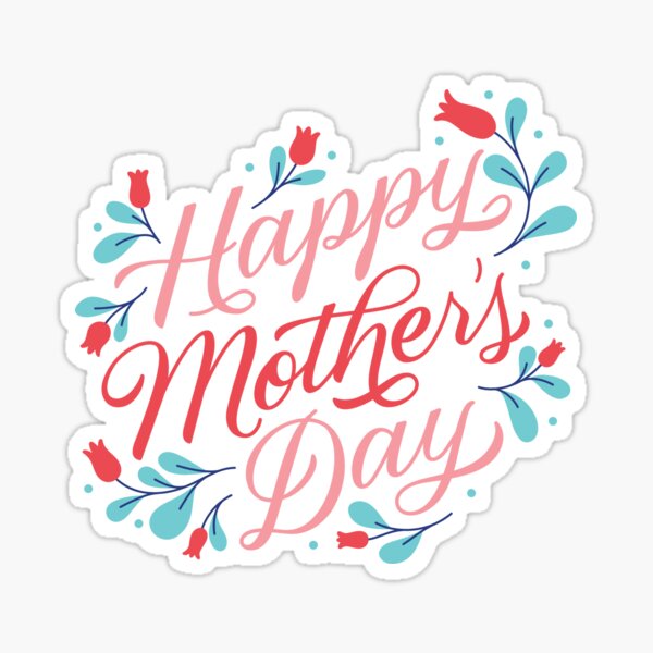 STRONG AS A MOTHER Happy Mothers Day Mum Cool Mom' Sticker