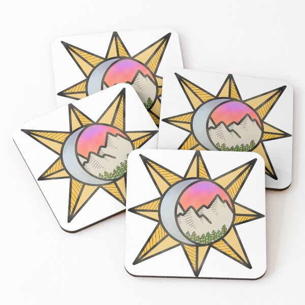 Item preview, sun & moon mountain  designed and sold by hankatgun.
