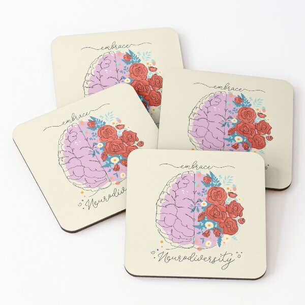 Item preview, Embrace neurodiversity - Neurodiverisity week designed and sold by Paperfly Studio.