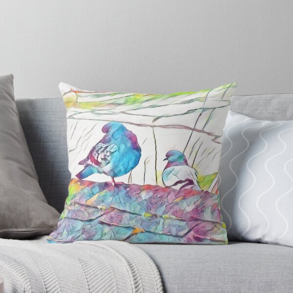 Item preview, Pair of Pretty Pigeons or  Doves? on the Peak :) designed and sold by DianeBP.