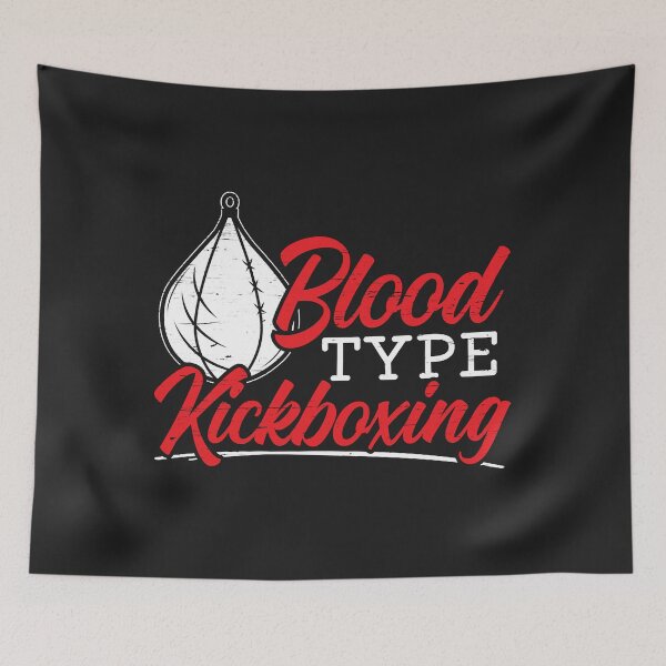 Item preview, Blood Type Kickboxing Kickboxer Combat Fighting MMA Sweatshirt designed and sold by PootinTuon.