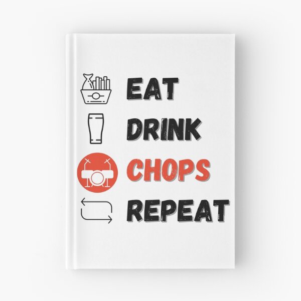 Item preview, Eat Drink Chops Repeat designed and sold by bloody-L.