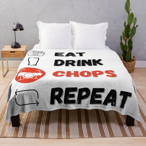 Item preview, Comer, beber, chuletas, repetir designed and sold by bloody-L.