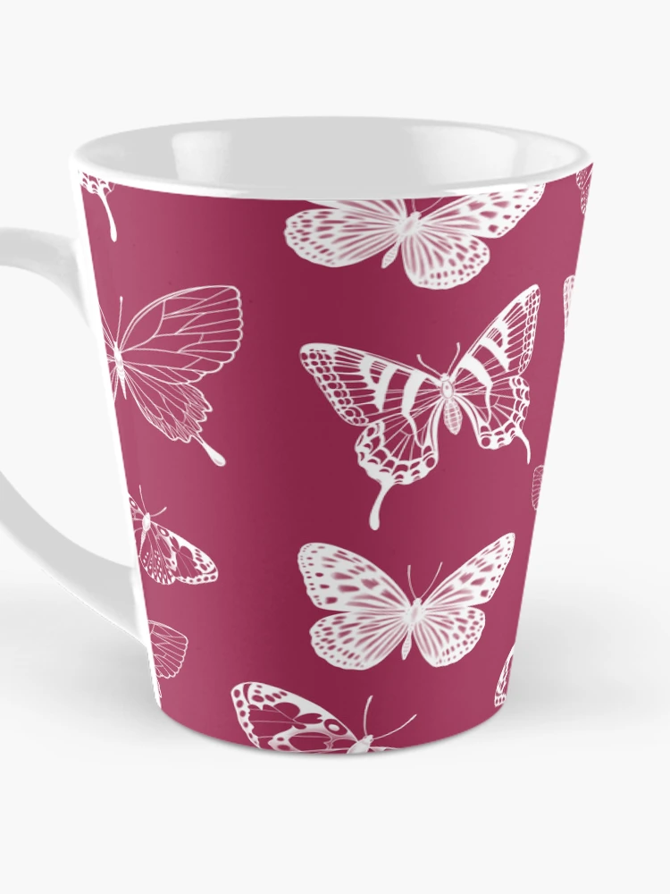 Thumbnail 3 of 4, Coffee Mug, Butterfly Pattern designed and sold by KP-Pattern.