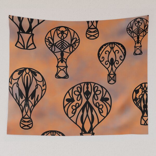 Item preview, Ornate Intricate Air Balloons in the Sky designed and sold by Pisicas.