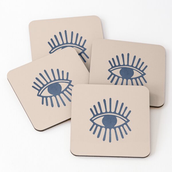 Item preview, Blue and Beige Boho Eye designed and sold by thelustrous.