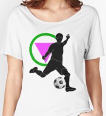 Striker with Pink Pride Triangle Women's Relaxed Fit T-Shirt