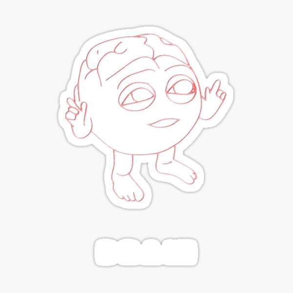 Lil Dicky Brain Classic Sticker By Gwcvfg Redbubble 4721