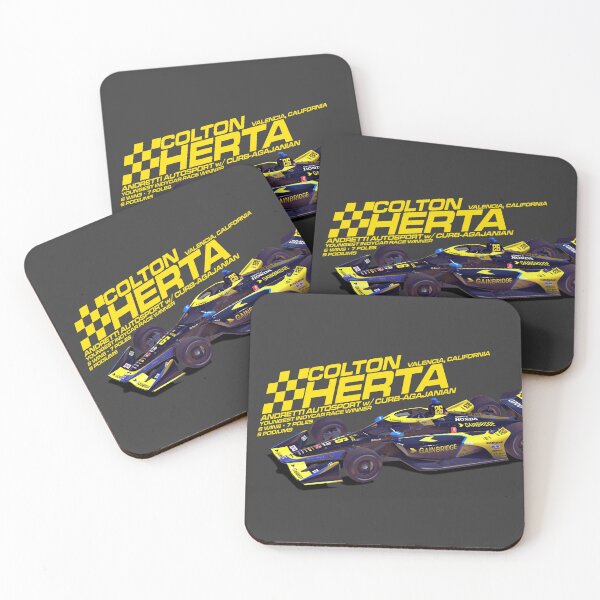 Item preview, Colton Herta 2022 (yellow on black) designed and sold by pdas1996.