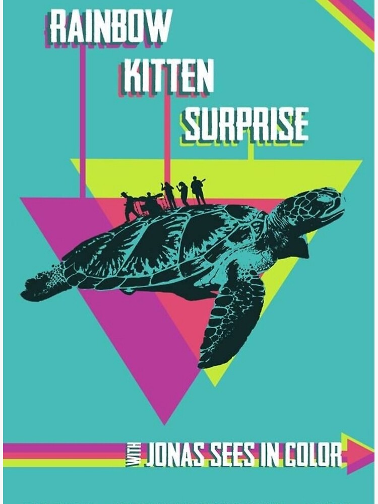 "Rainbow kitten surprise" Poster for Sale by funnstores009 Redbubble