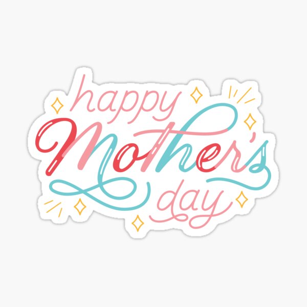 STRONG AS A MOTHER Happy Mothers Day Mum Cool Mom' Sticker