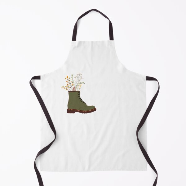 Item preview, Green Doc Martens with leaves designed and sold by Hinke van Gorsel.