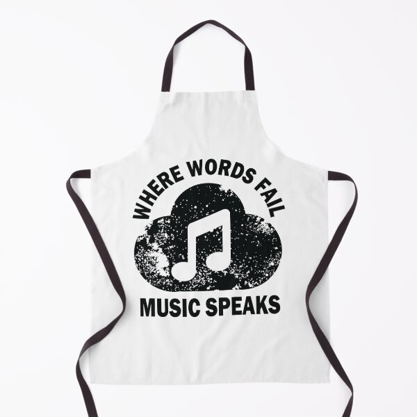 Item preview, Where Words Fail Music Speaks designed and sold by beefrancky.