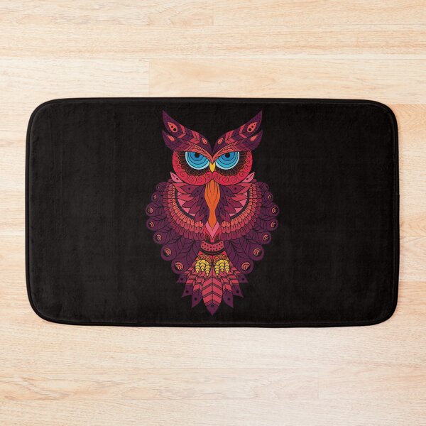 Item preview, Colourful gorgeous owl designed and sold by veczock.