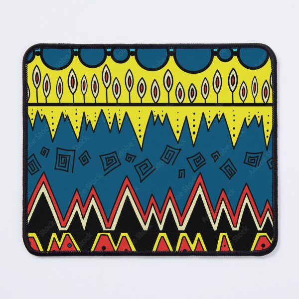 Item preview, Ndebele Fashion Tribal Pattern | African Style Geometry Art designed and sold by Agmari.