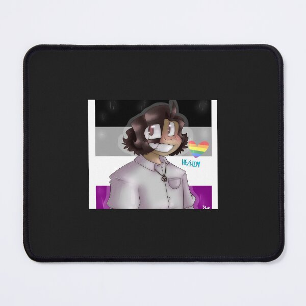 Item preview, DSAF Matt Pride icon dsaf Mouse Pad designed and sold by PootinTuon.
