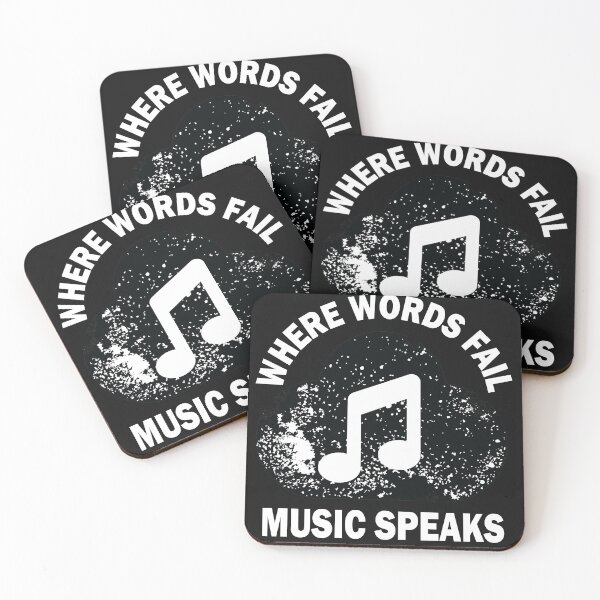 Item preview, Where Words Fail Music Speaks designed and sold by beefrancky.