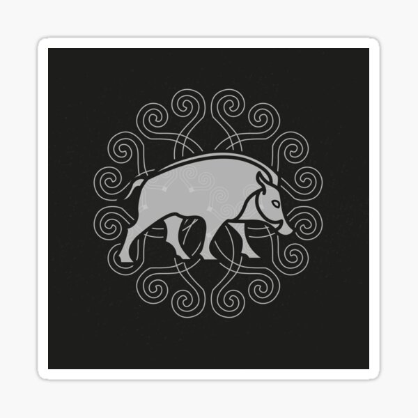 Pictish Wild Boar Sticker