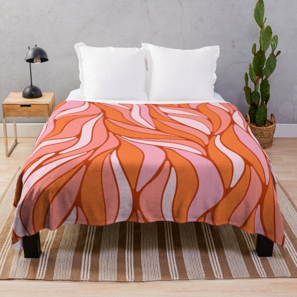 Item preview, Colorful Abstract - Peachy Pink Orange designed and sold by PeachyLitchi.