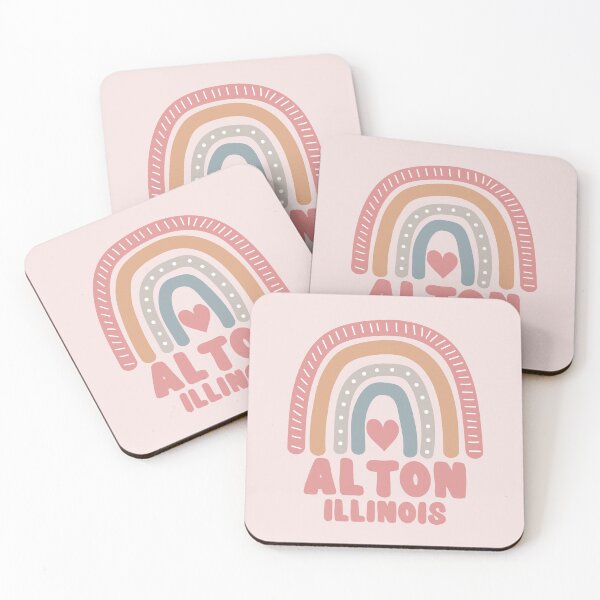 Item preview, Alton Illinois Cute Boho Rainbow designed and sold by Krysanthe.