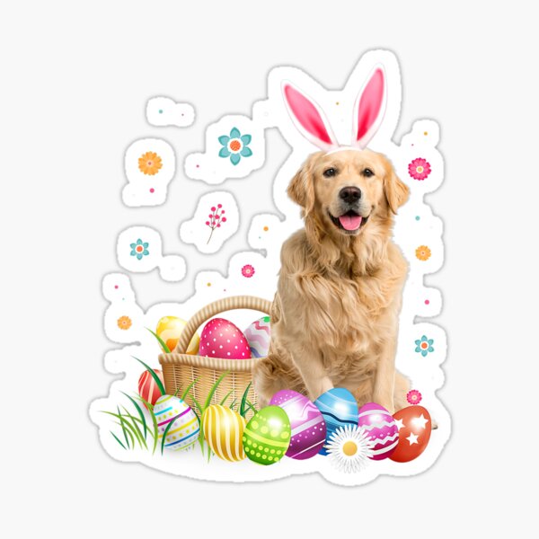 Happy easter clearance golden retriever