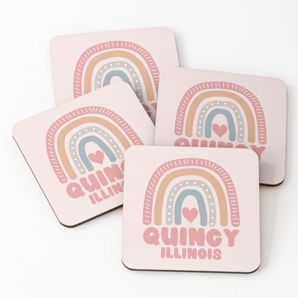 Item preview, Quncy Illinois Cute Boho Rainbow designed and sold by Krysanthe.
