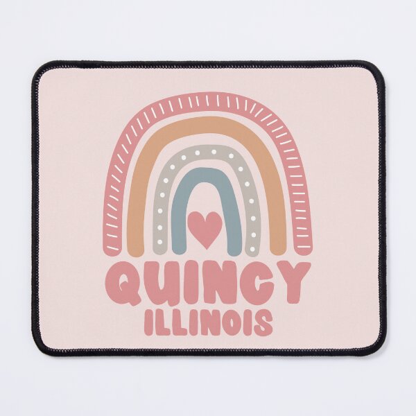 Item preview, Quncy Illinois Cute Boho Rainbow designed and sold by Krysanthe.