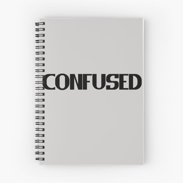 Item preview, Confused - Bold Black Text designed and sold by Chubuter.