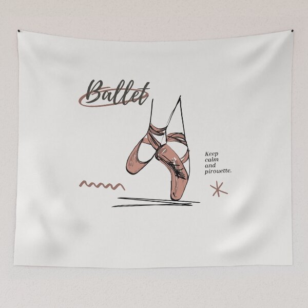 Item preview, Ballet Day Keep Calm and Pirouette For Ballerina Ballet Dancer Girls and Woman ballet Gift  designed and sold by SweetbeStore.