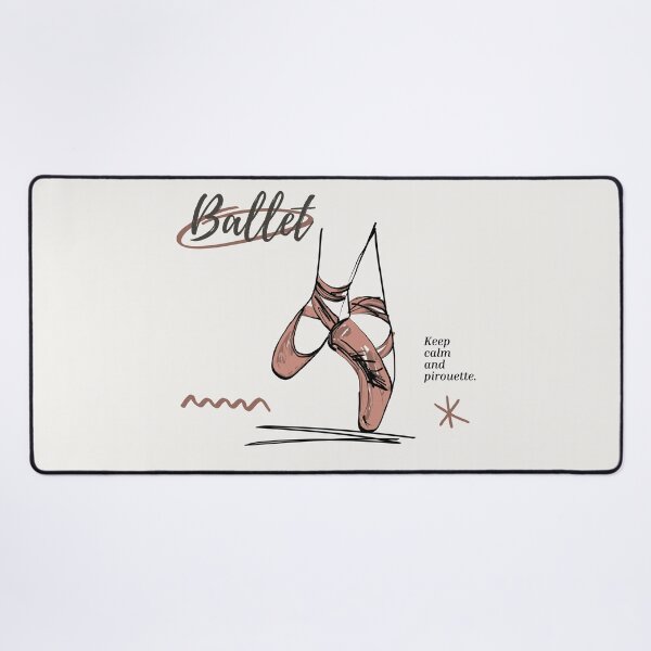 Item preview, Ballet Day Keep Calm and Pirouette For Ballerina Ballet Dancer Girls and Woman ballet Gift designed and sold by SweetbeStore.