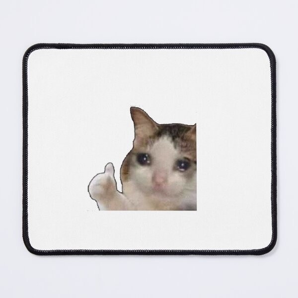Item preview, Sad Crying Cat designed and sold by MemeStickers0.