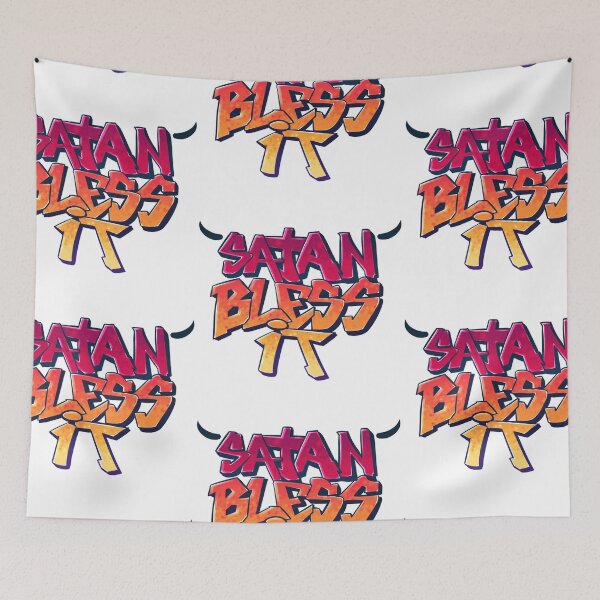 Item preview, Satan bless it! designed and sold by devilg04.