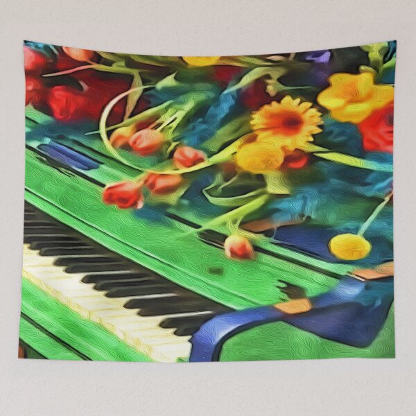 Item preview, Piano Bar, Oil Abstract designed and sold by MediaArtbyMara.