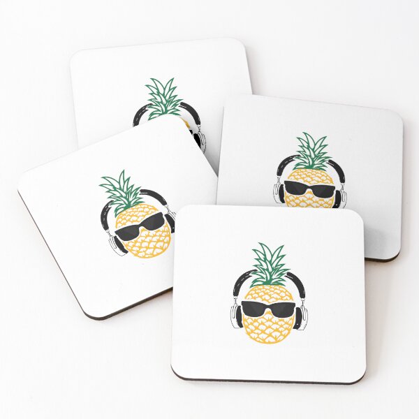 Item preview, Cool Music Lover Pineapple Design designed and sold by ExquiseDesigns.