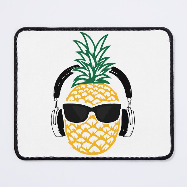 Item preview, Cool Music Lover Pineapple Design designed and sold by ExquiseDesigns.
