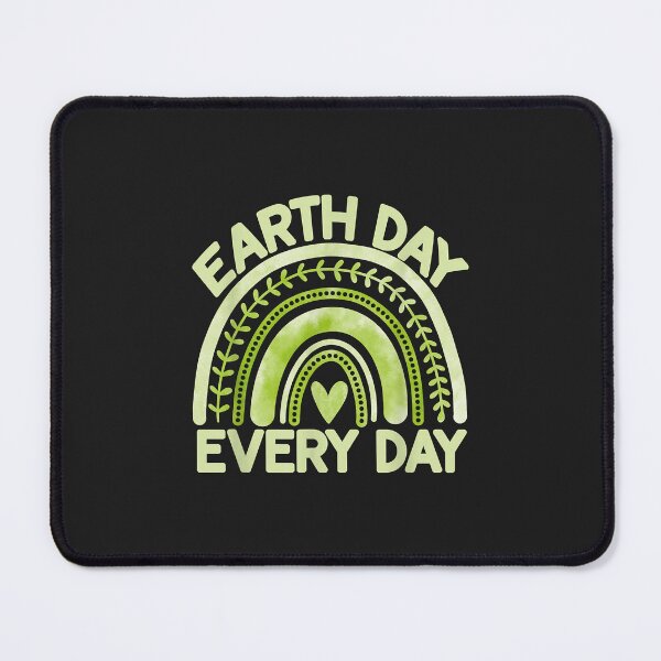 Item preview, Earth Day Everyday Green Rainbow and Heart Trending Rainbow designed and sold by PootinTuon.