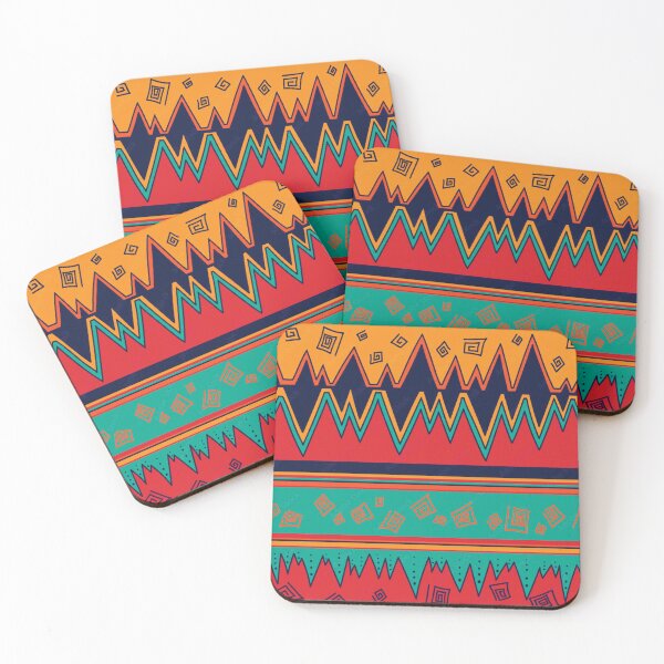 Item preview, Ndebele Fashion Tribal Pattern | African Style Geometry Art   designed and sold by Agmari.