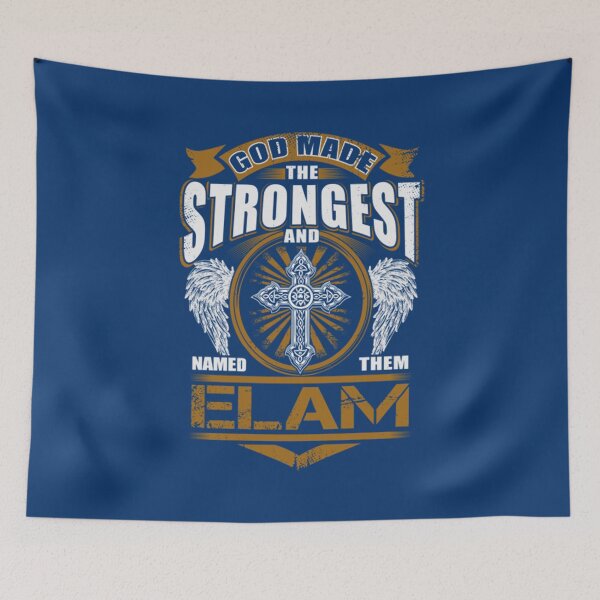 Item preview, Elam T-ShirtElam Name T Shirt - God Found Strongest And Named Them Elam Gift Item T-Shirt_by reelingduvet_ designed and sold by Tuyenvnquan32.